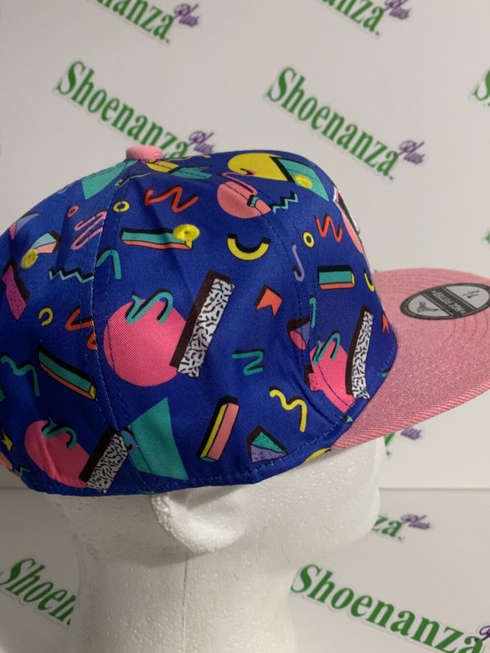 Headgear Classics Hat HGC Fitted MTV Music Television Blue Pink Cap 7 1/2 - Picture 5 of 7